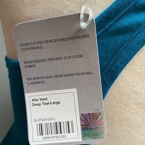Gymshark Alto Vest Deep Teal-Large